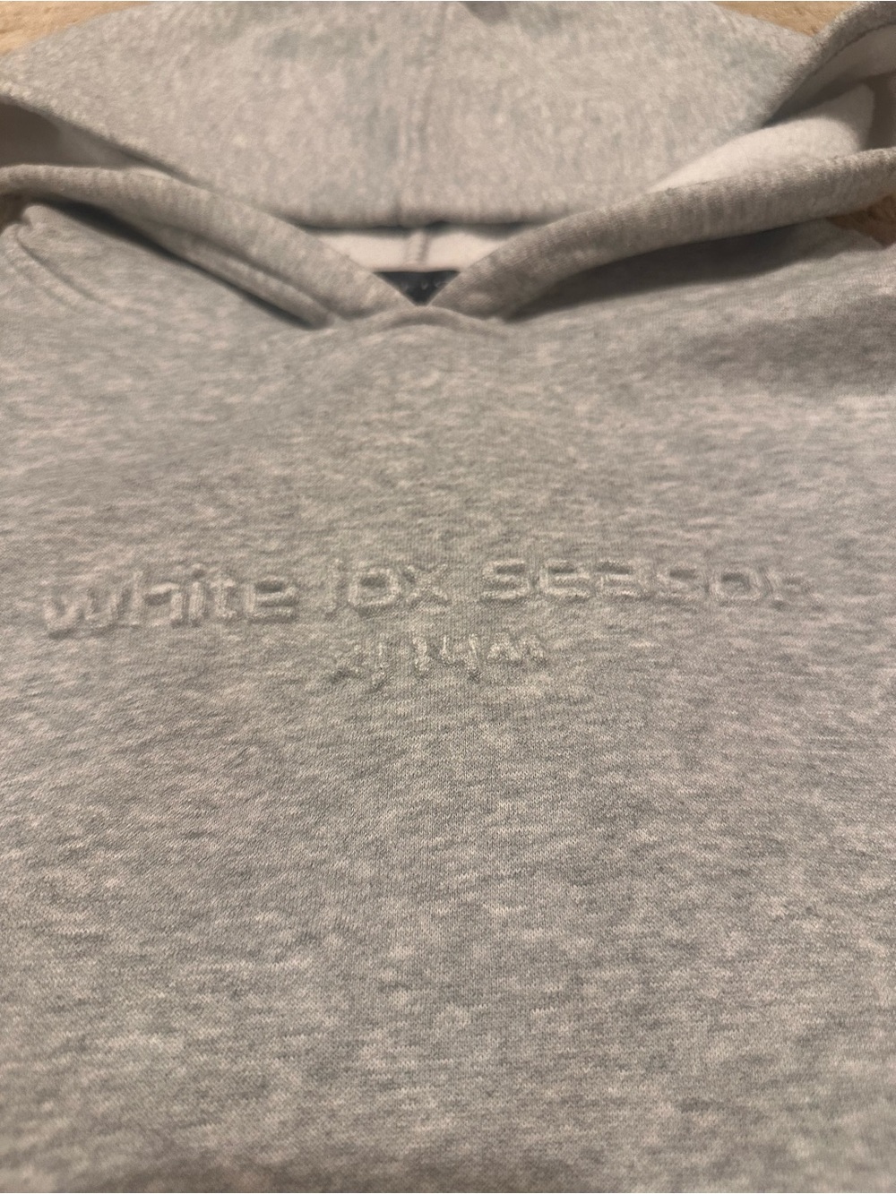 White Fox Boutique Light Gray Crewneck Sweatshirt